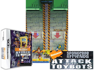 Nicktoons - Attack of the Toybots (Europe) (Es,It) Cover